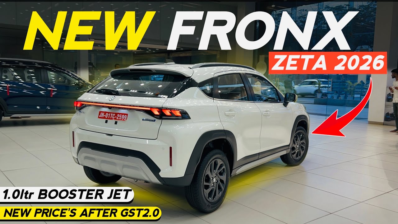 Maruti Suzuki Fronx Zeta 2026 New Updated Model GST Price Features Mileage All Details 