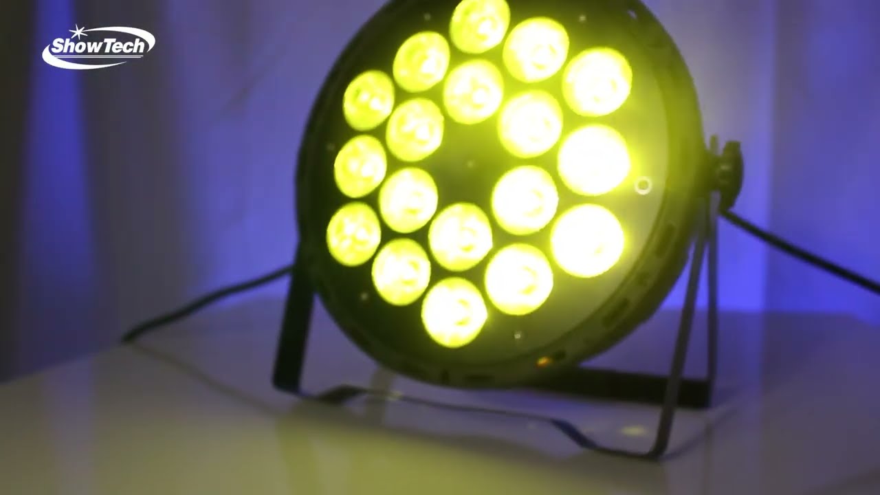SHOWTECH BRASIL - REFLETOR 18 LEDS RGBWL / ST-185N1-L