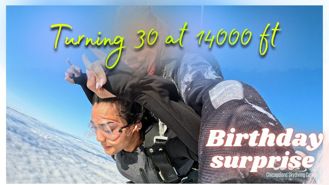 💔ROMANCE or REVENGE ? My Husband’s CRAZIEST Birthday Surprise for 30th bday😭✈️ Skydiving at 14,000ft