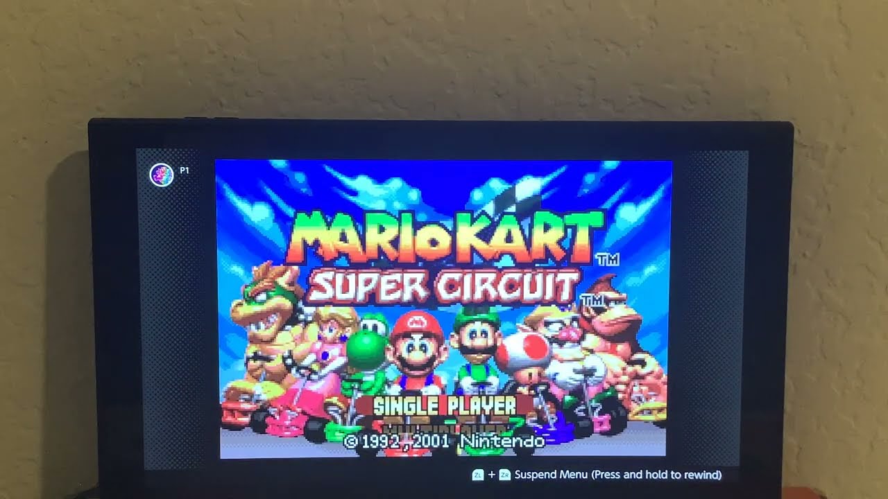 Mario kart super circuit 100cc Mushroom cup
