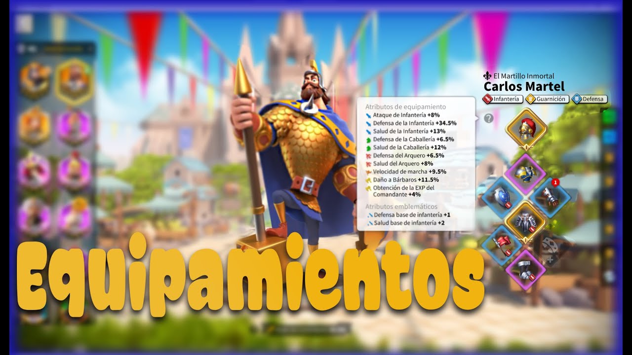Equipamientos - Infanteria - Rise of Kingdoms