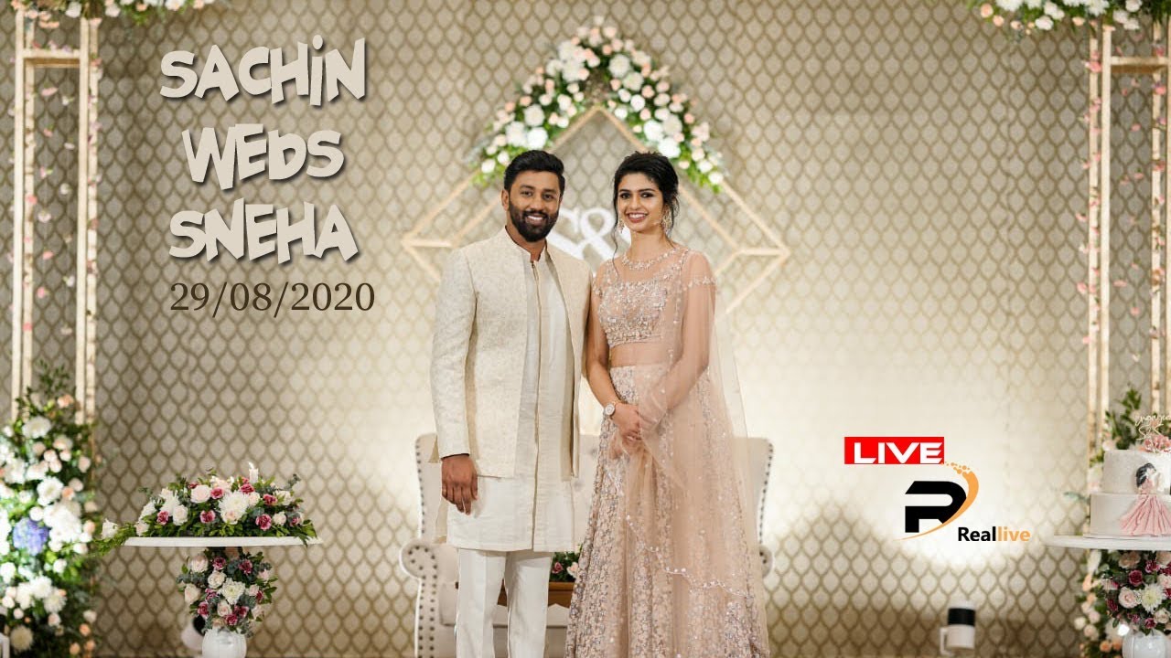 SACHIN  💕 SNEHA wedding \ Live