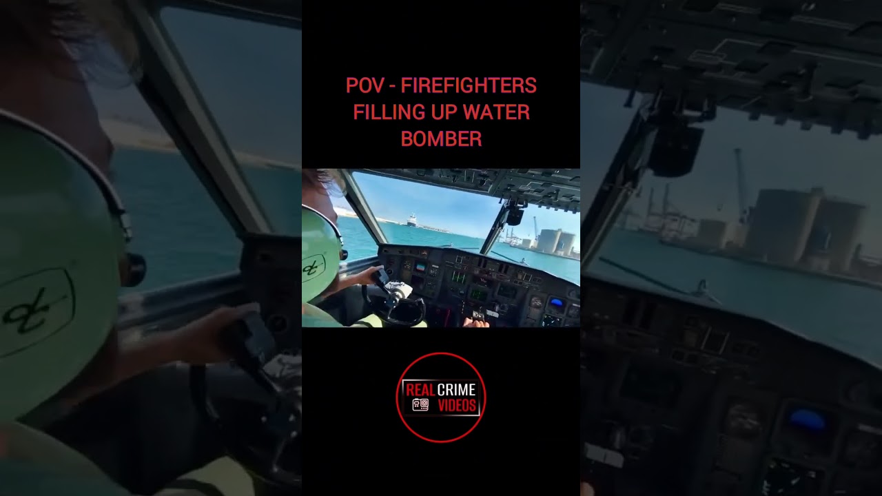 POV - Pilot Filling Water Bomber Plane: What Firefighters see!