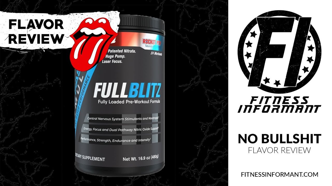 Build Fast Formula FullBlitz Rocket Pop Flavor REVIEW: The Best Flavor of FullBlitz