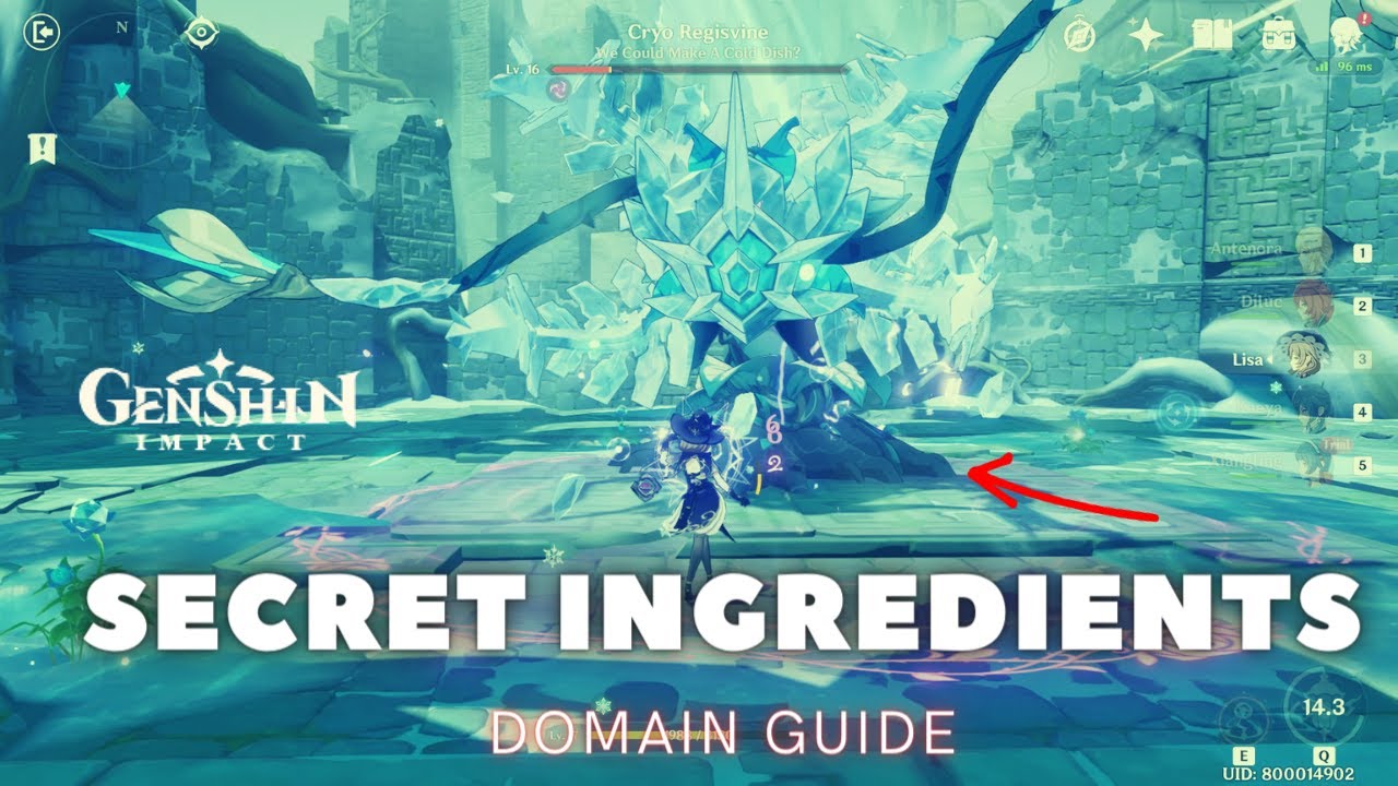 Secret Ingredients Domain Guide Catch up to Xiangling in the ruins Genshin Impact