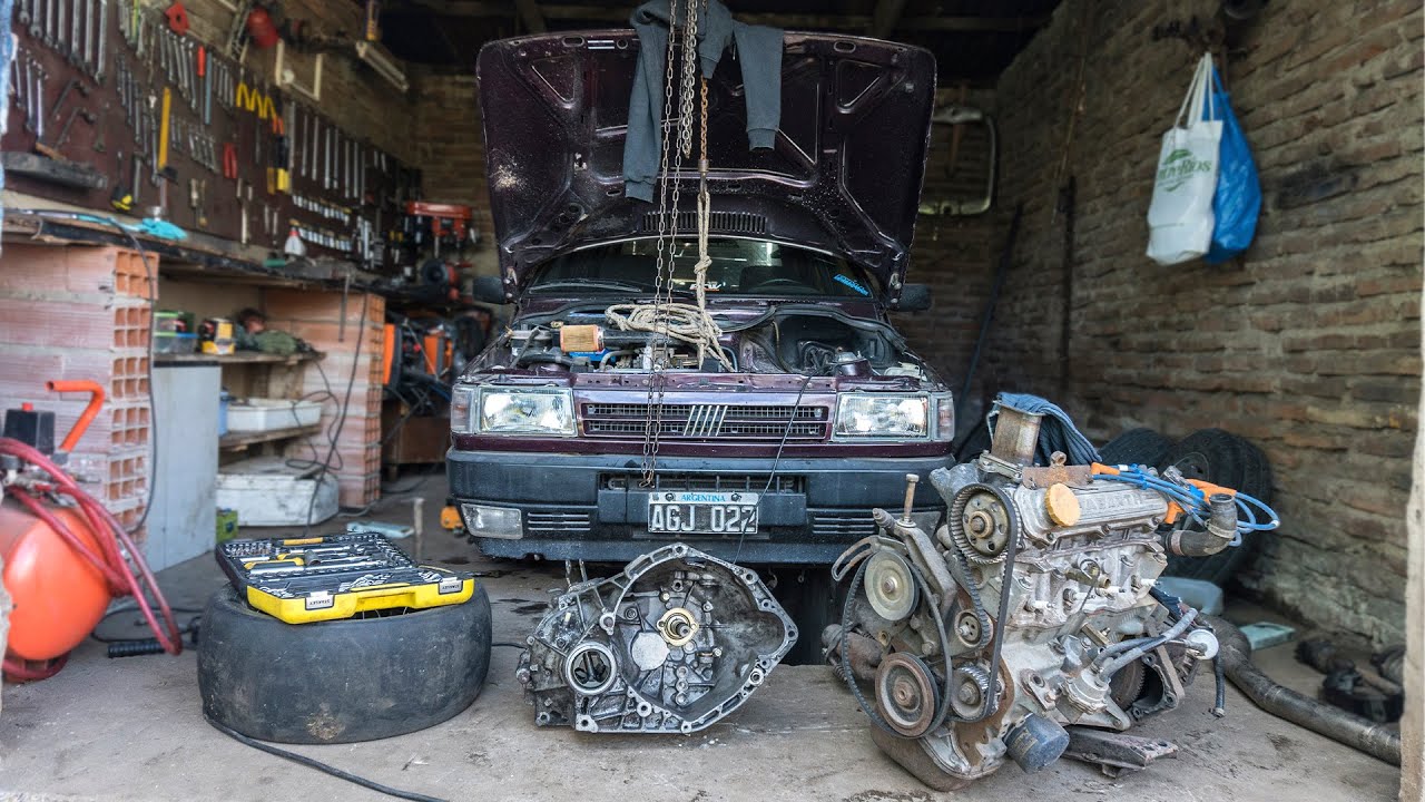 ARREGLAMOS LA CAJA DEL FIAT UNO - SACAMOS MOTOR AL FIAT 600 - Radialero Team