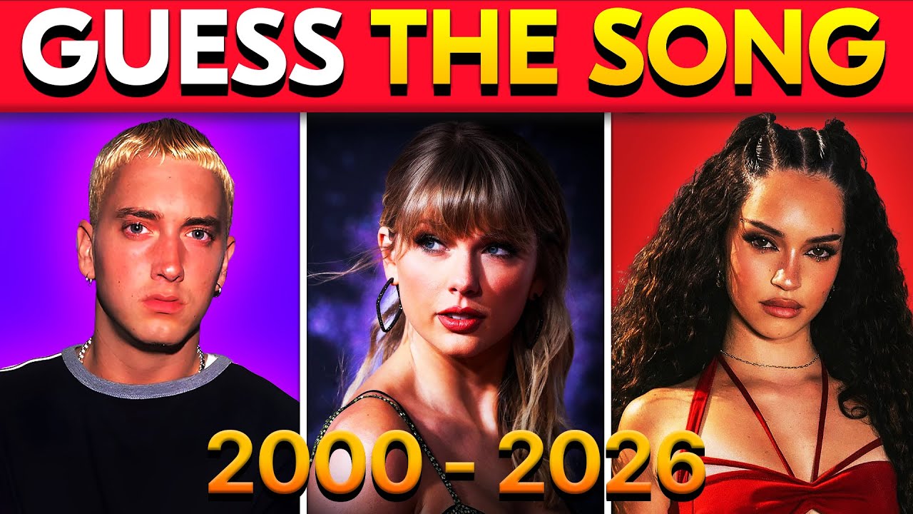 Guess the Song 🎤 Most Popular Songs 2000-2026 🎵 Music Quiz