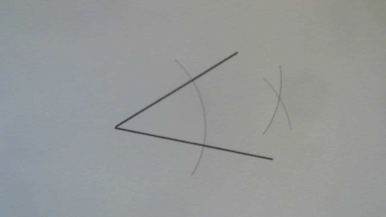 Comment tracer une bissectrice ?