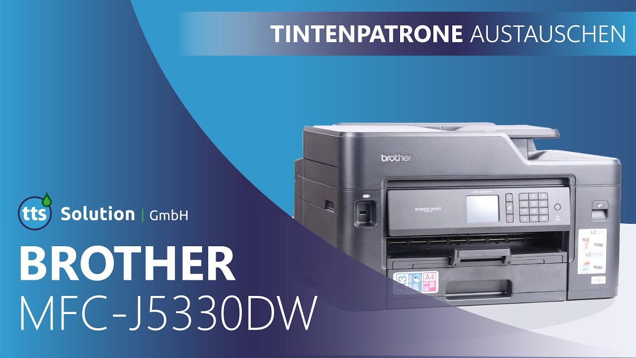 Anleitung: Tintenpatronen wechseln beim Brother MFC-J5330DW