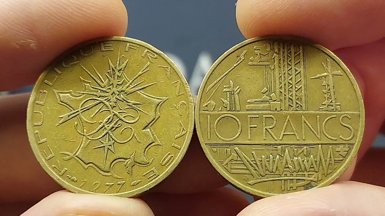 REPUBLIQUE FRANCAISE 1977 10 FRANCS Coin VALUE + REVIEW