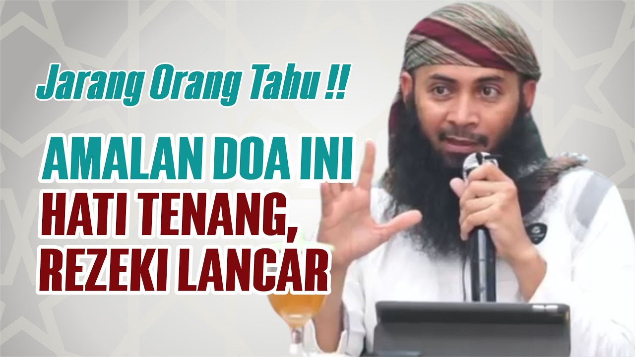 Amalkan Doa ini Sebelum Meminta Rezeki – Ceramah Ustadz Syafiq Riza Basalamah Terbaru