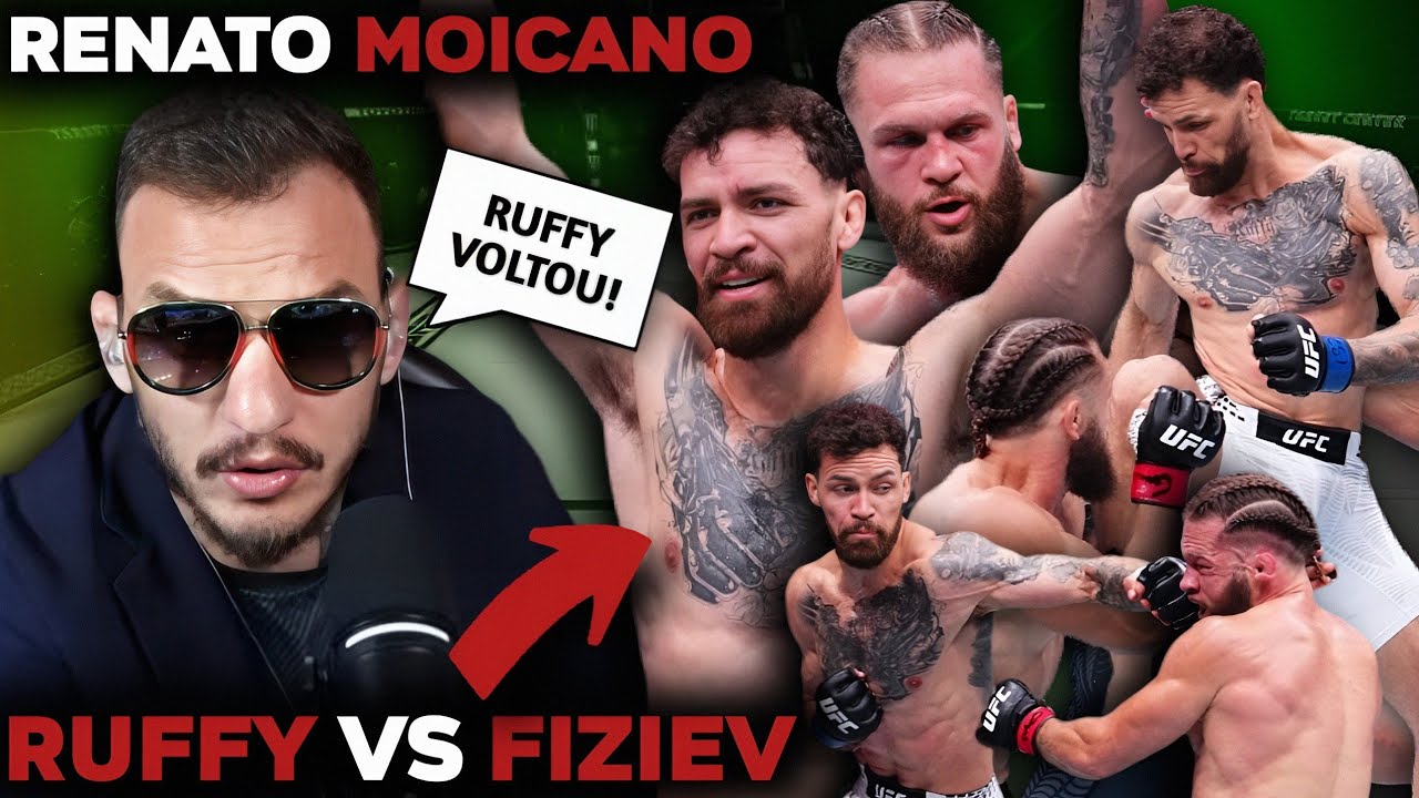 MOICANO REAGE A RUFFY VS FIZIEV UFC 325 | MELHORES MOMENTOS 🔴