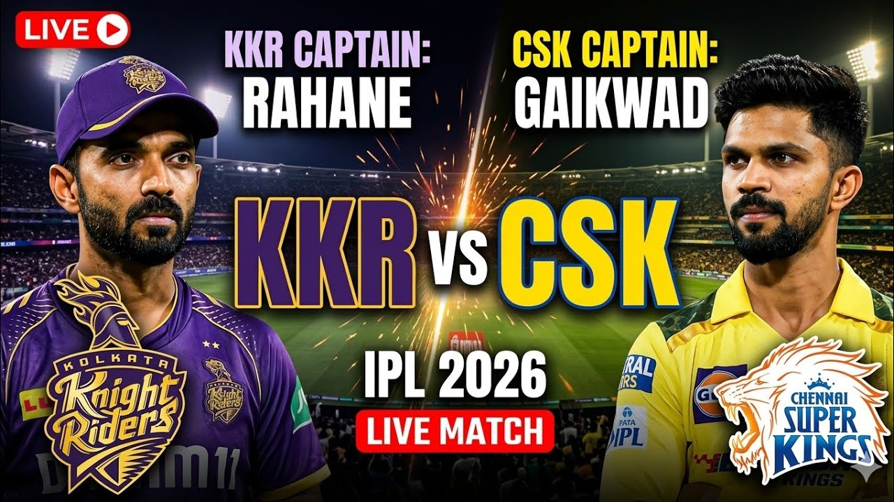 CAN KKR STOP CSK's MOMENTUM? 🤯 IPL 2026 LIVE | Match 23 | Kolkata Knight Riders vs CSK