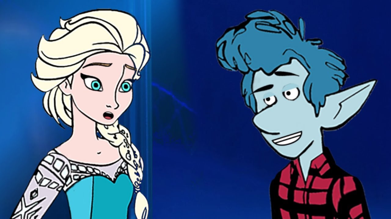 Onward Meets Frozen | Ian Lightfoot vs Elsa | Onward Craziness Best Moments