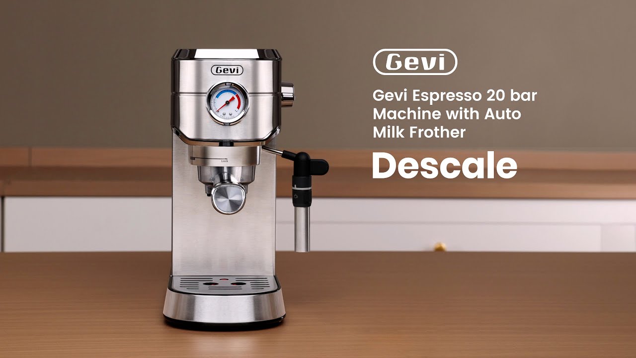 How to Descale Your Gevi Espresso Coffee Machine GECME418EA-U