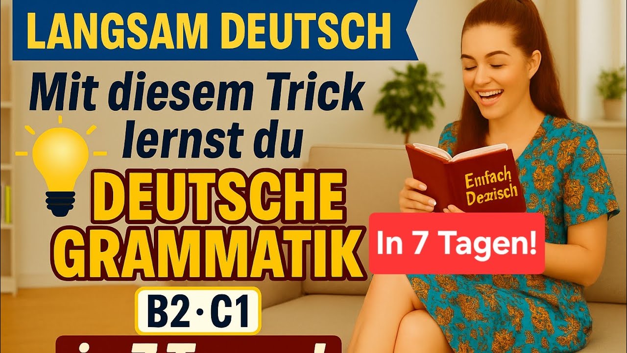 Deutsch Grammatik B2&ndash;C1 &ndash; endlich verstehen! Deutsch Podcast.