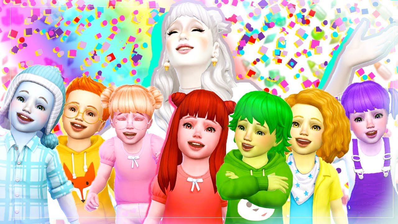 7 Toddler Challenge - The Sims 4:  Adoption day! Ep 14