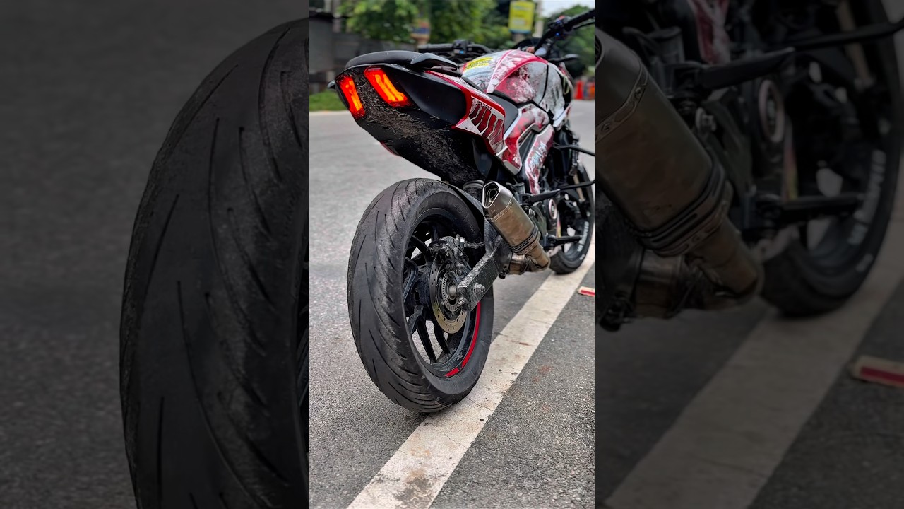 Added some forged carbon | Dominar akrapovic exhaust #dominar #dominar250 #dominarmodified #