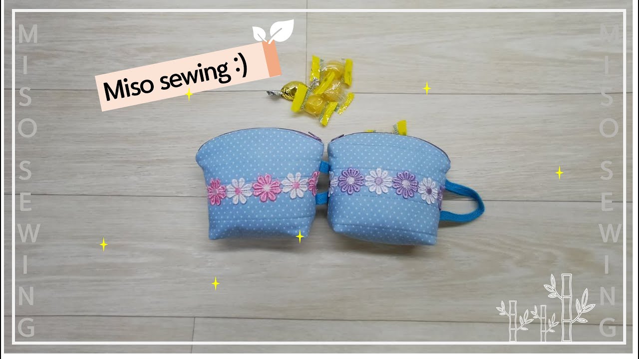 Sewing Tips and Tricks 플라워 파우치❤️🙆🙆‍♀️🌸