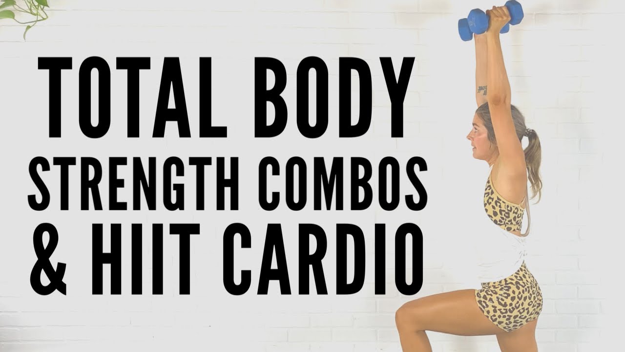 40 minTotal Body Workout! Strength Combos and a HIIT Cardio!