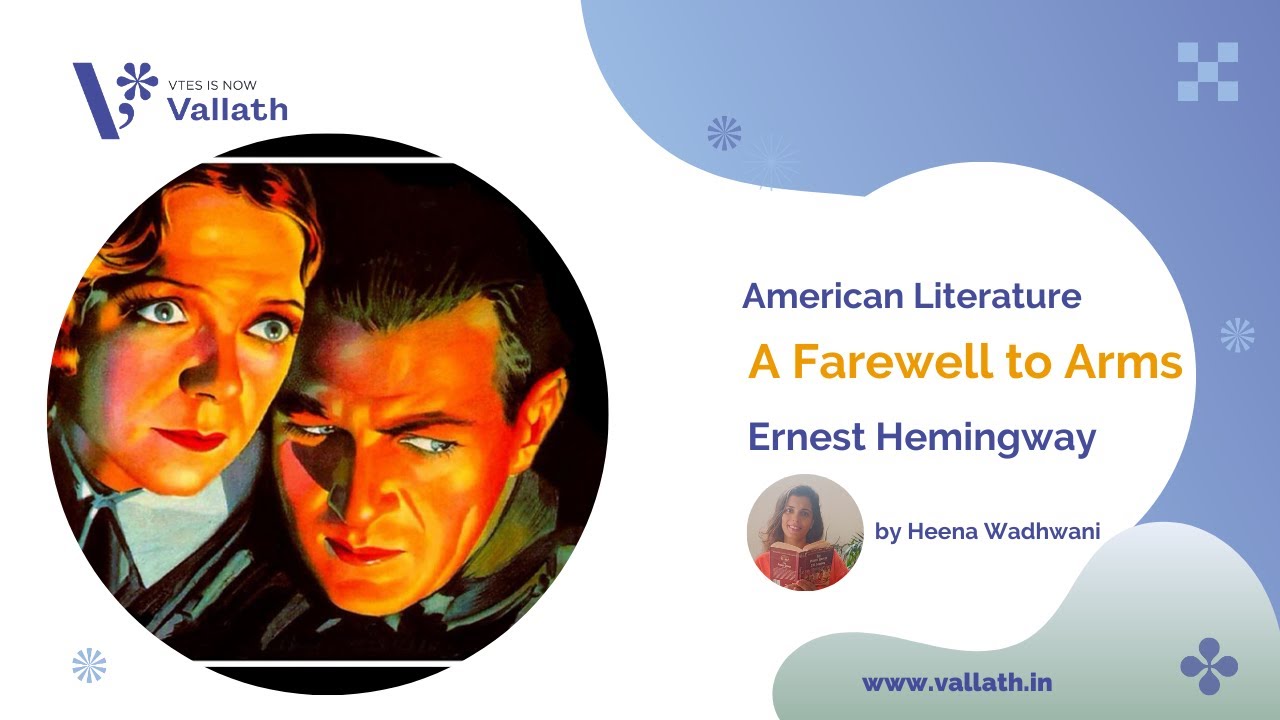 A Farewell to Arms - NET | SET | American  Literature Series Part XV