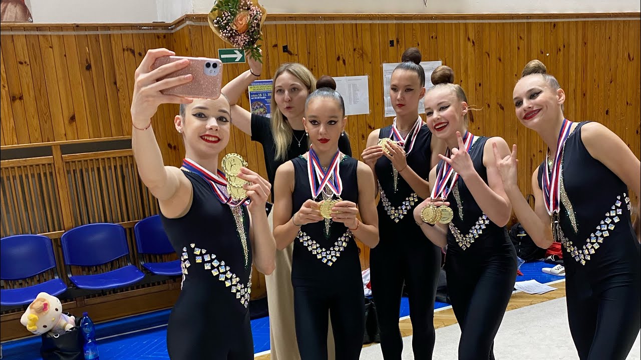 MČR 2023 - pódiové skladby - obruče - seniorky - SK Tart MS Brno - score 26.700 - 1. místo 🥇