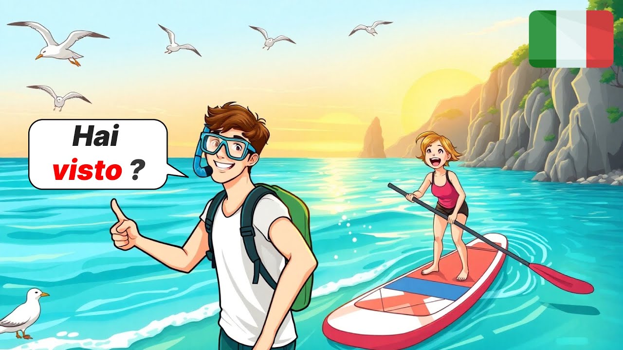 🏖️ How to Talk Like an Italian? ☀️ Learn REAL Italian Conversation! Learn Italian with Podcast 🎧