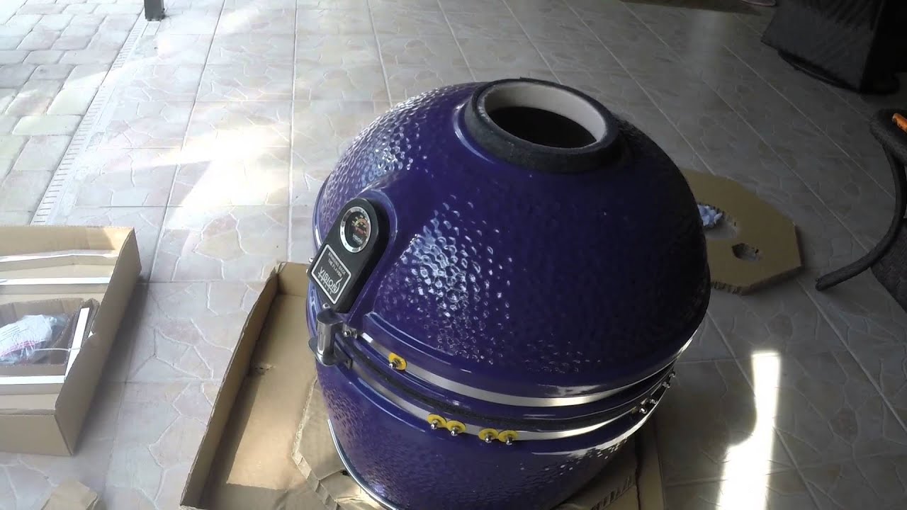 Vision Grills Charcoal Kamado Unboxing, Reveal & Assembly