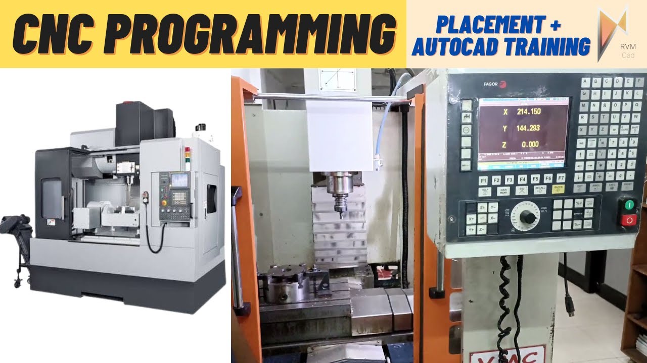 Learn CNC & VMC Programming with RVM CAD | Placement support + Mentorship | सीखो और बढ़ो