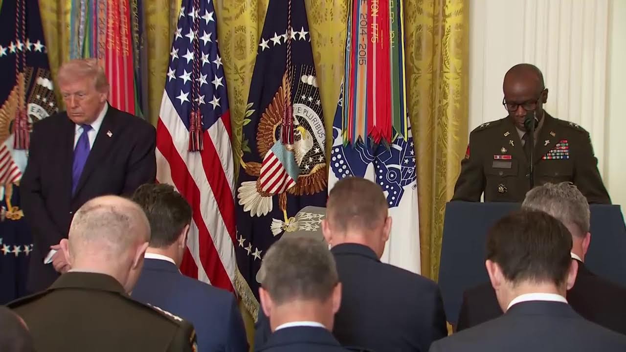 President Donald Trump awards Knoxville native Medal of Honor