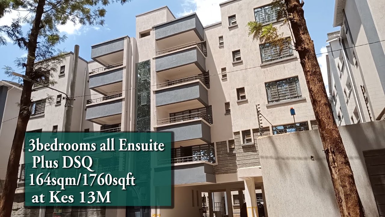 INSIDE Thindigua Apartments for Sale Along Kiambu Rd @ Kes 13M/USD 116,300