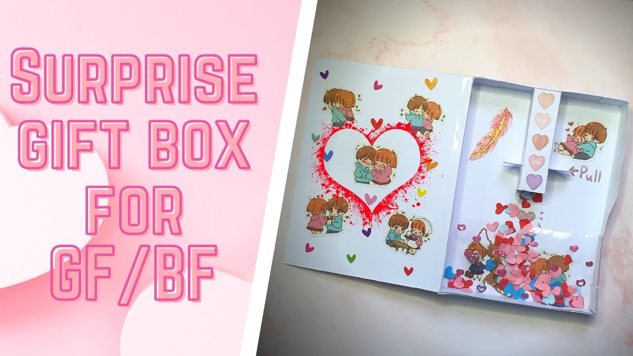【EASY DIY】Sprinkle Surprise Gift Box Tutorial | Valentine's Day Gift Ideas.