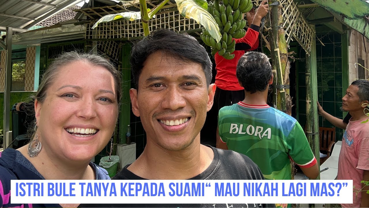 Pertama Kali Mbak Jess Menyaksikan Warga Desa Gotong Royong Membuat Tarub Untuk Pernikahan Adik