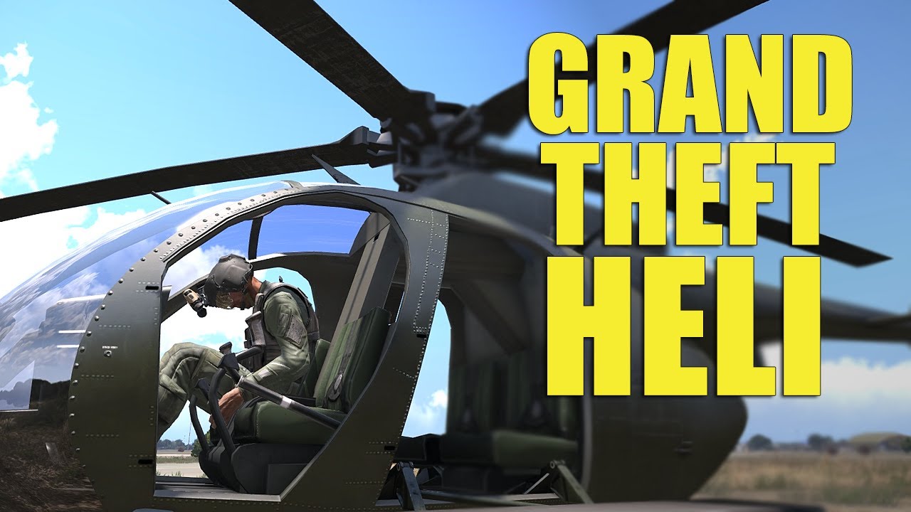 ALTIS LIFE- GRAND THEFT HELI - (ARMA 3) | rhinoCRUNCH