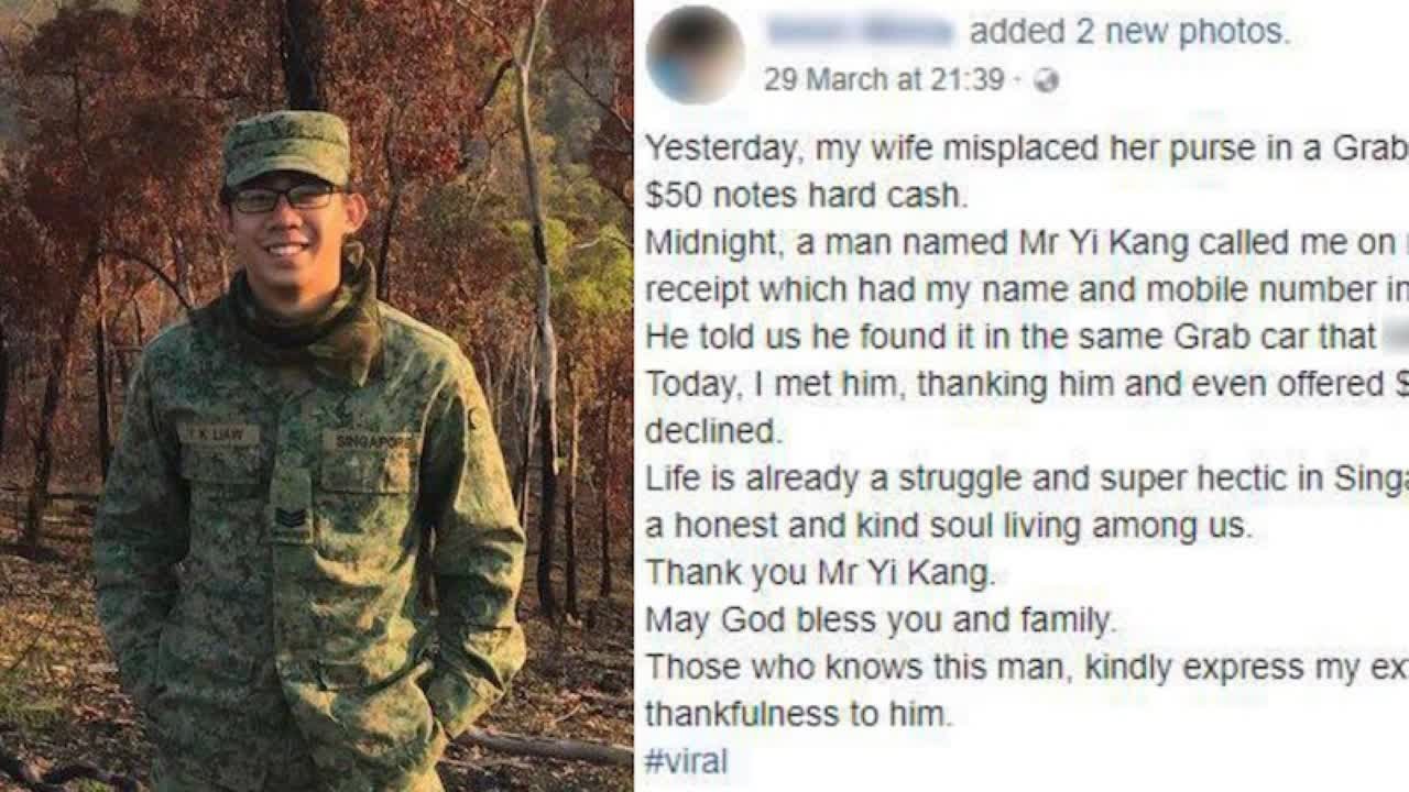 Honest third sergeant commended by SAF for returning lost wallet with $5.6k cash