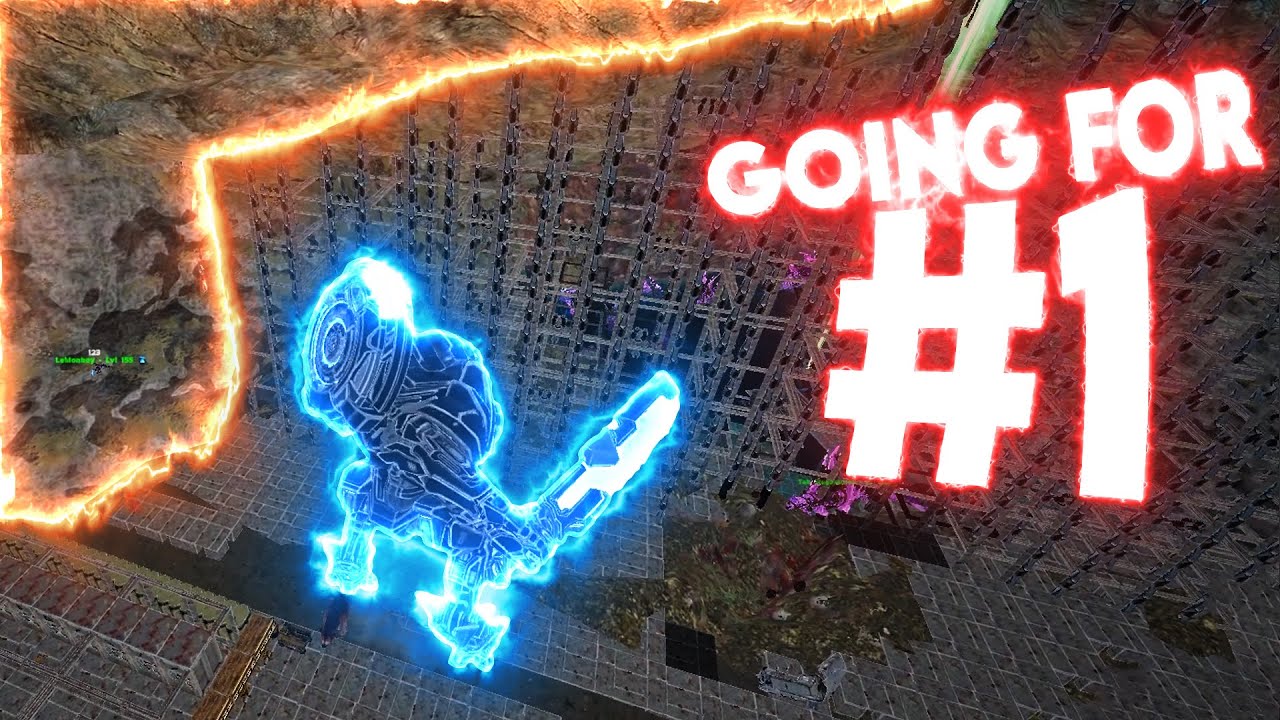 Raiding EVERYONE In ARK To Get Number ONE On The Server...