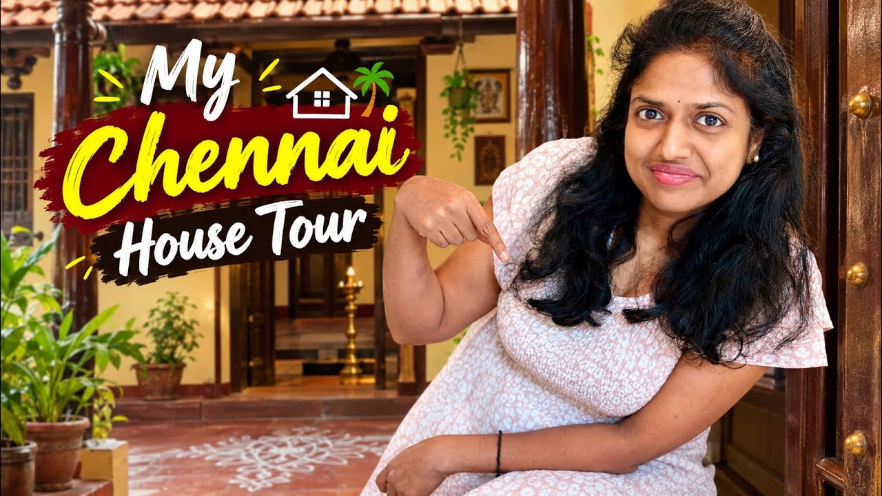 My house Garden & inside Partial Home Tour in Chennai ~ USA 🇺🇸 to India🇮🇳 Trip ~Family Traveler VLOG