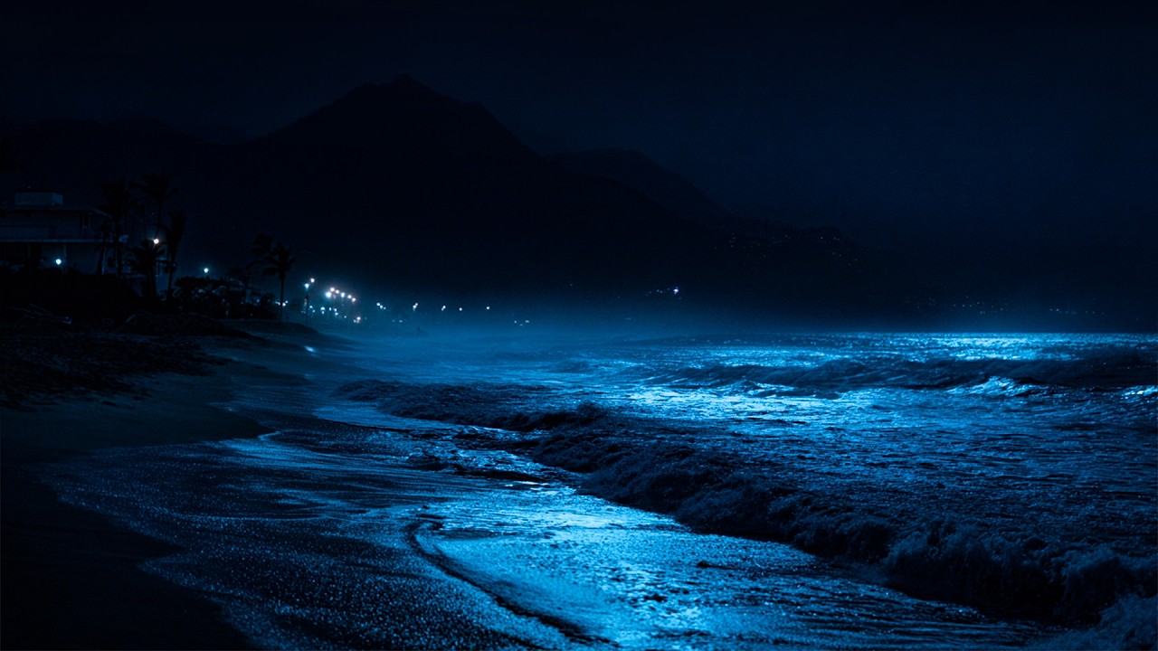 Морские волны для восстановления душевного равновесия | Расслабляющие морские волны на черном экране