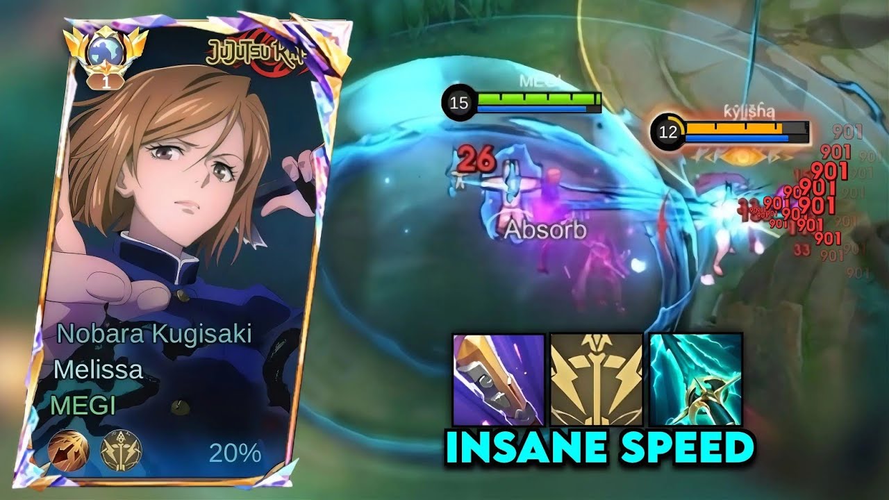 SOLO RANK BEST BUILD MELISSA IS REALLY PERFECT TO GET AUTO WINSTREAK MODE💀