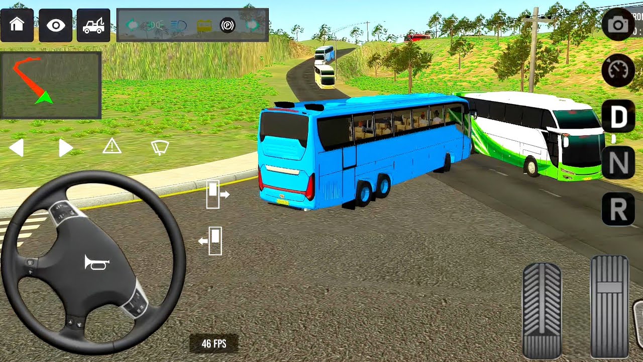 Coach Bus Simulator India Offroad Driving Bus Game Simulator 2026 Gameplay Video Part - 9#bus #game