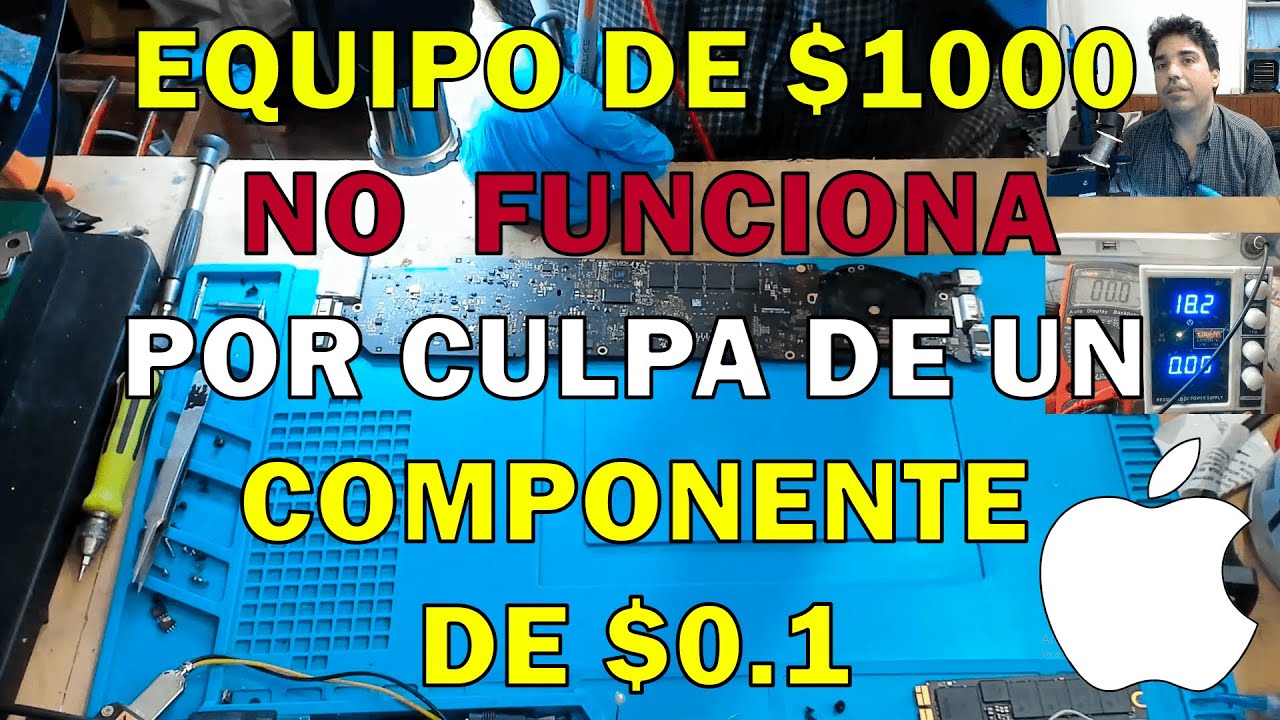 Apple Macbook Air A1466 no enciende 820-00165. Que debemos revisar. Solución.