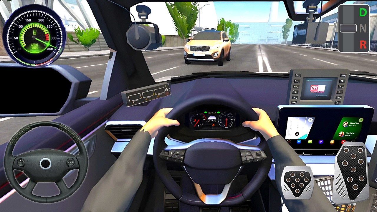 Real Taxi Driver 3D 2026 – Extreme Weather Taxi Challenge With Rain, Slippery Roads Traffic World