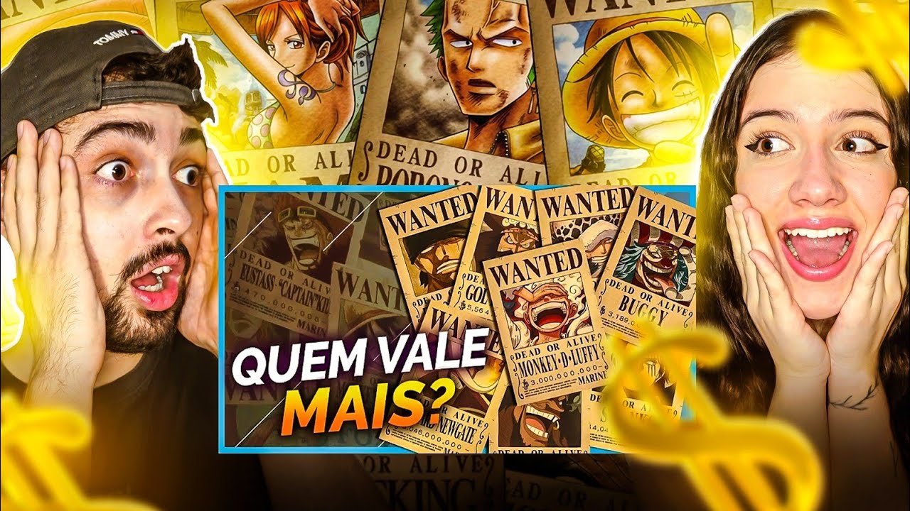 AS MAIORES RECOMPENSAS DE ONE PIECE | O Vício React