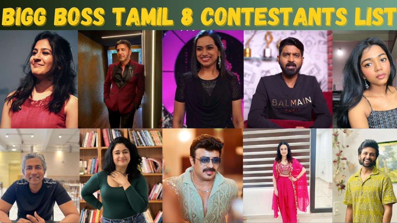 Bigg Boss 8 Tamil Shocking Contestants List | பிக்பாஸ் 8 Logo இரகசியம்...