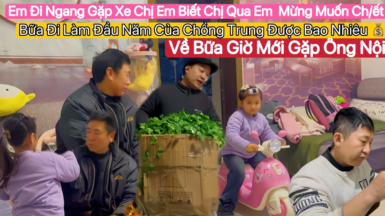 #147🇻🇳🇨🇳Về Bữa Giờ Mới Gặp Ông Nội.Ngày Đầu Năm Mà Tăng Ca Gần 10h Lương Được Bao Nhiêu