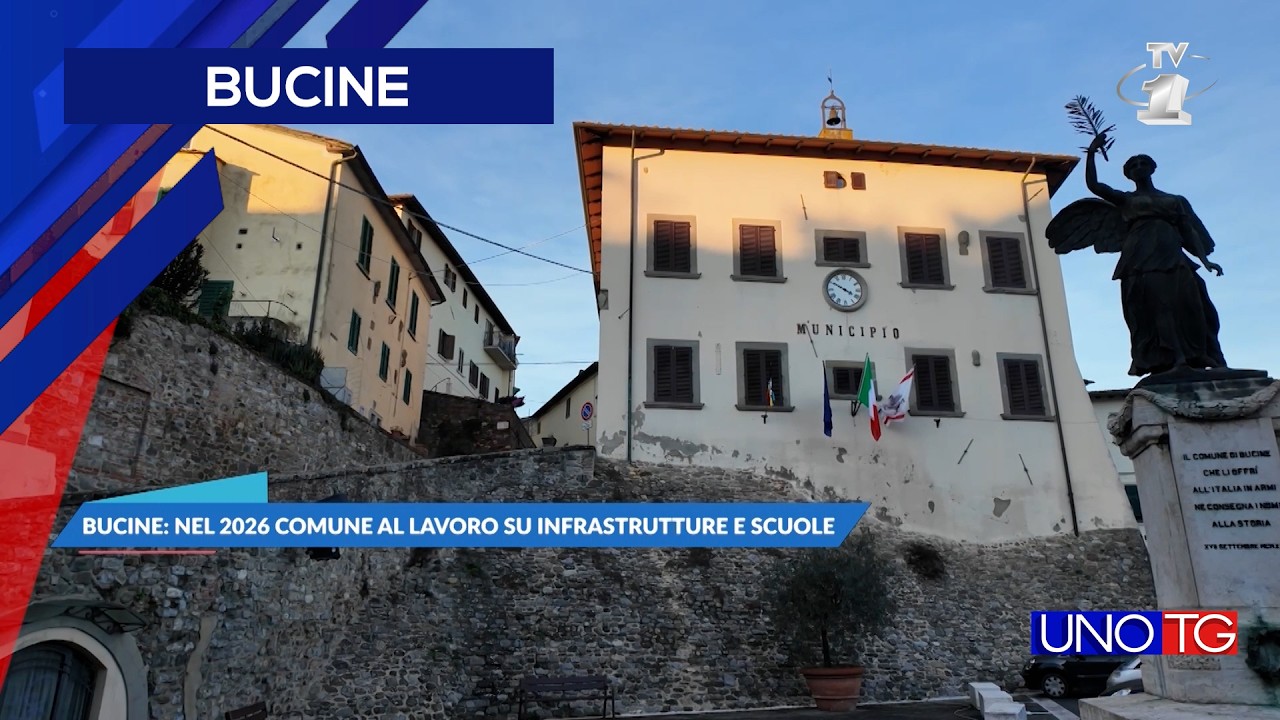 Bucine: nel 2026 comune al lavoro su infrastrutture e scuole