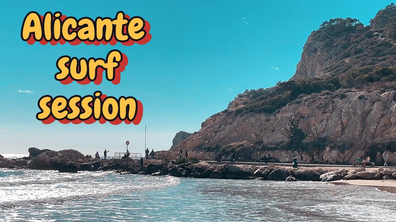 Alicante surf session