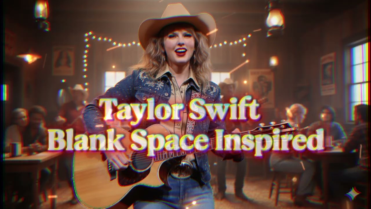 BLANK SPACE Classic Country Style 🎸 | Reimagined 80s Cover