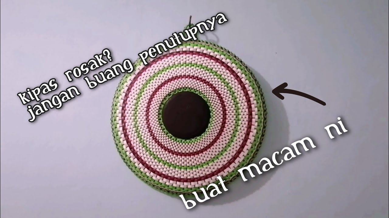 recycling broken fan cover/kitar semula penutup kipas rosak