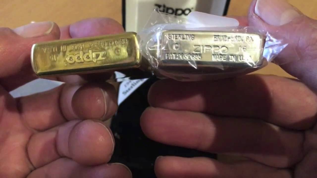 Zippo 1941 Replica Sterling Silver unboxing - no commentary